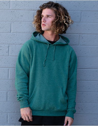 IND-PRM33SBP-Unisex Midweight Special Blend Raglan Hooded Pullover